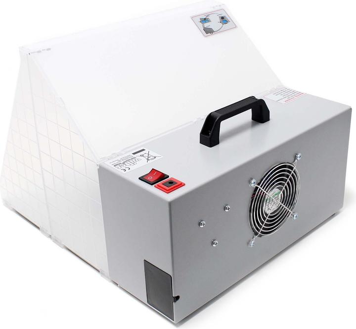 Actual product image Wiltec Airbrush Double Suction Unit 420 6 m³/min Filter Overspray