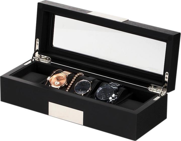 Rothenschild Watch box RS-2350-5BL for 5 watches black