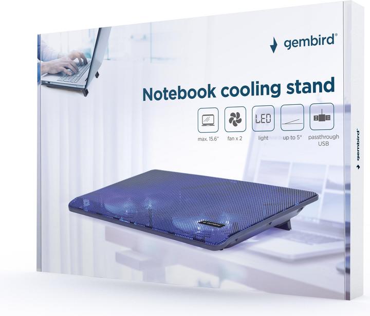 Produktbild Gembird NBS-2F15-05 Notebook-Kühlpad (15.6 Zoll)