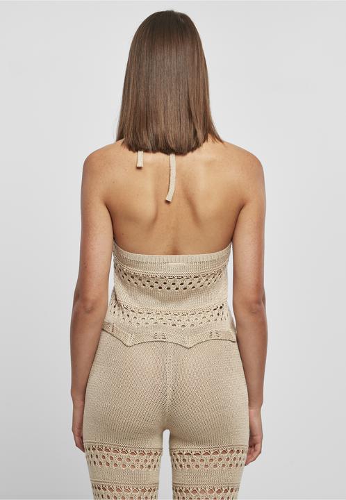 Image du produit Urban Classics Ladies Short Crochet Knit Neckholder Top (4XL)