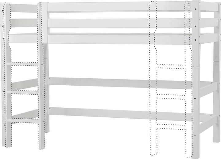 Produktbild Hoppekids Hoppekids-Leiter für ECO Luxury Mittelhochbett, gerade, weiss