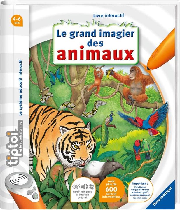 Produktbild tiptoi Imagier des animaux (Französisch, Collectif)