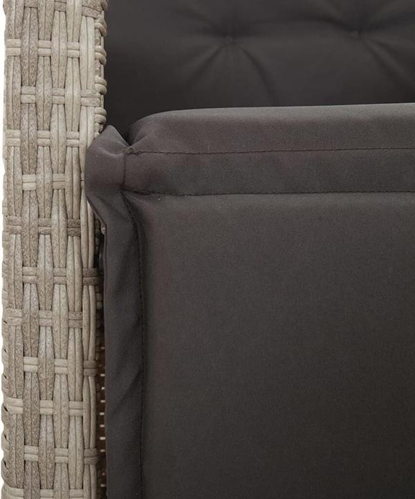 Produktbild vidaXL Gartensessel mit Fussteil 2Stk. Verstellbar