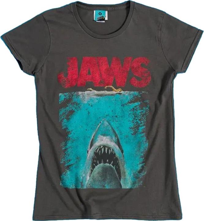 Produktbild JAWS TShirt UsedLook Anliegend (M)