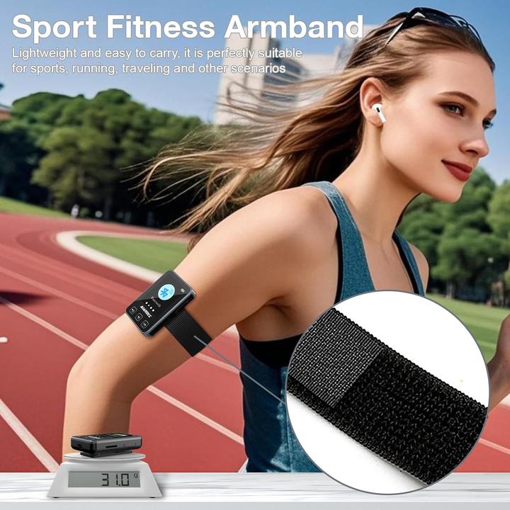 Actual product image Aiandcc MP3 Player mit Sport Clip & Armband (32 GB)