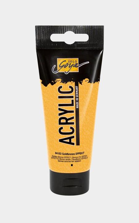Actual product image Solo Goya Acrylic (Gold bronze effect, 100 ml)