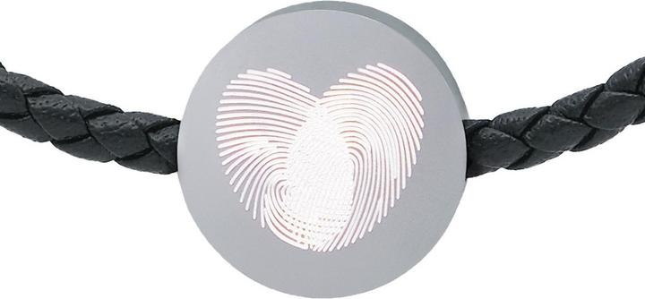 Immagine prodotto Emotion Armband (22 cm, Acciaio inossidabile, Cuoio)