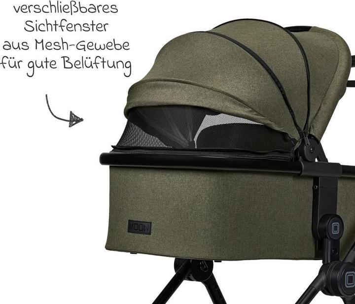 Produktbild Moon Kombikinderwagen 2in1 Kombi-Kinderwagen Clicc bis 22 kg mit