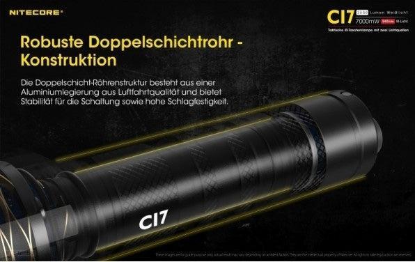 Actual product image Nitecore Chameleon CI7 (14.82 cm, 2500 lm)