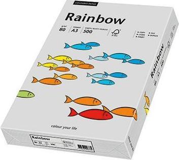 Rainbow Multifunctioneel papier Kleur DIN A3 80g/m² grijs 500 vel/verpakking. (80 g/m², 500 x, A3)