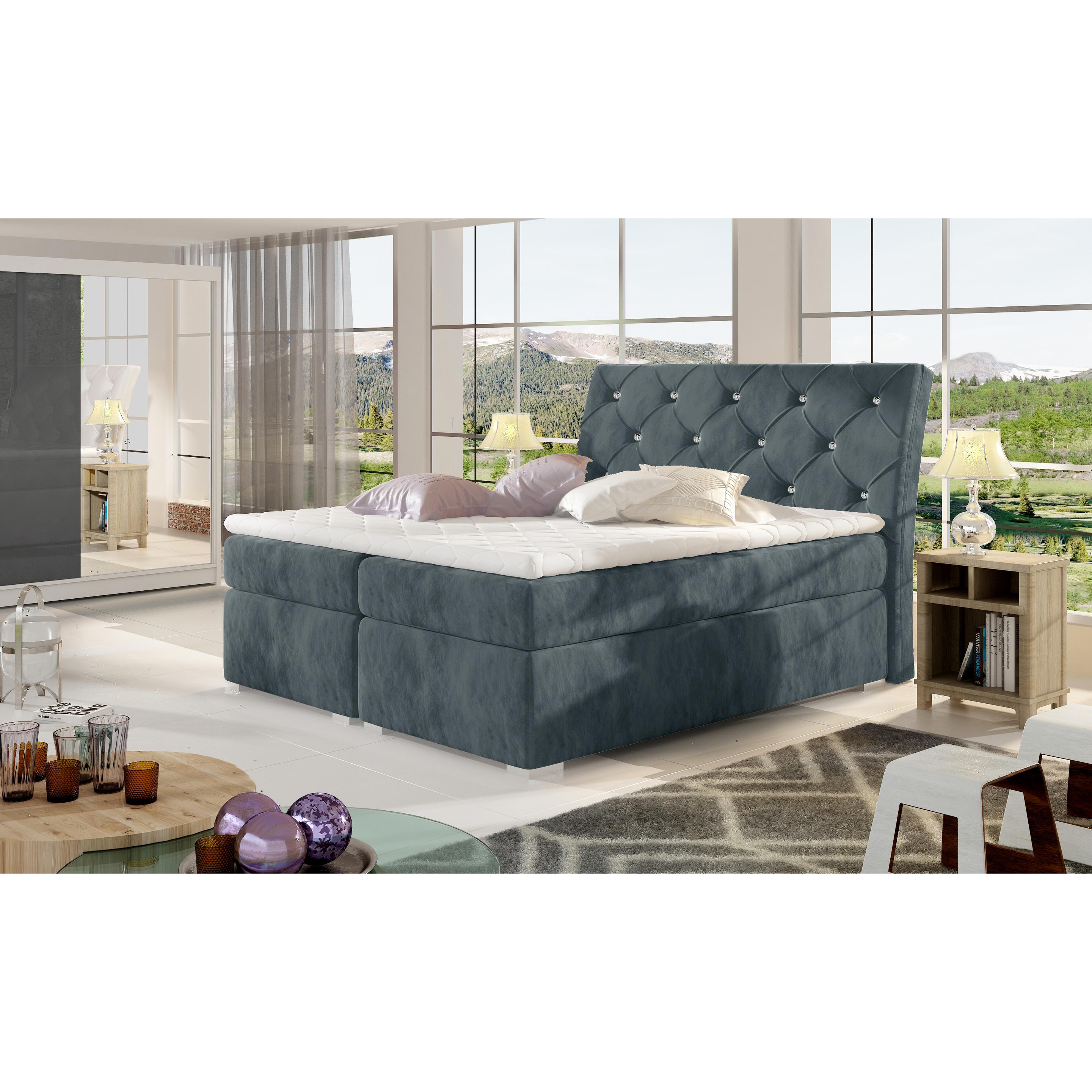 ELTAP, Boxspringbett, Balvin mit Stauraum (180 x 200 cm)