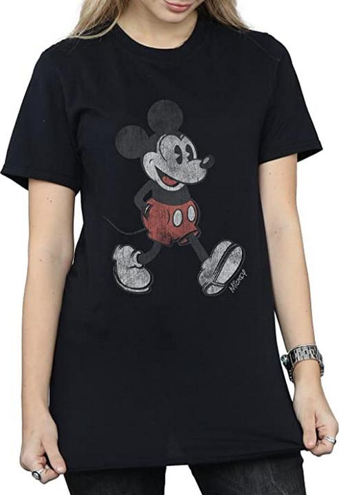 Produktbild Disney Walking Mickey Mouse Baumwolle Boyfriend TShirt (XXL)