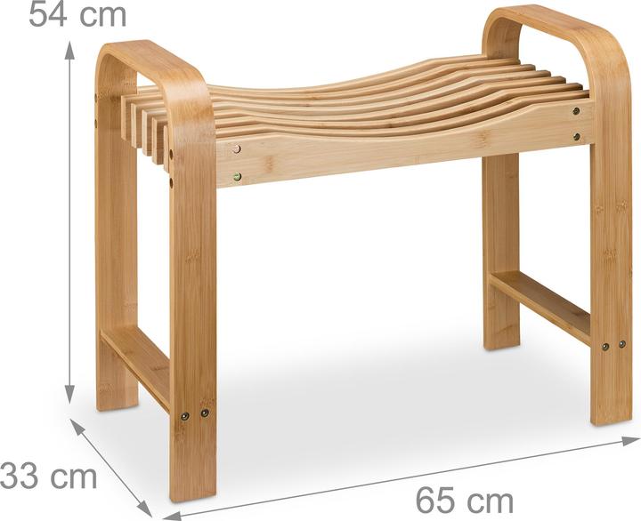 Image du produit Relaxdays Tabouret de bain