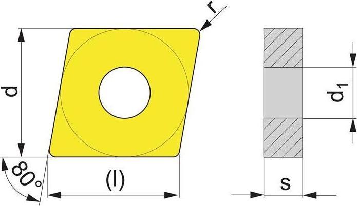 Image du produit Tecwerk Wendeschneidplatte