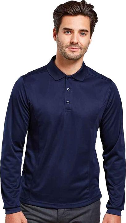 Produktbild Premier Coolchecker Poloshirt Langärmlig (4XL)