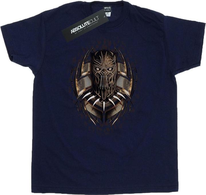 Actual product image Mens Black Panther Gold Killmonger T-Shirt (S)