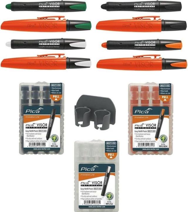 Actual product image Pica Marker (fluorange-orange, 10 mm, 1 x)