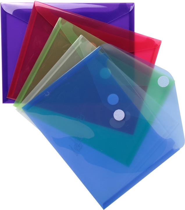 Exacompta Pochette à prospectus (A5, 5 x)