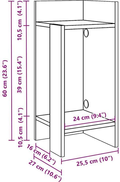Image du produit vidaXL Beistelltisch