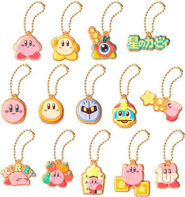 Actual product image Bandai Kirby Cookie assorted surprise keychain 5cm