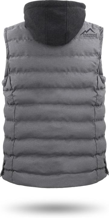 Actual product image Normani Mens Winter Quilted Vest Nanaimo - 1557 (XL)