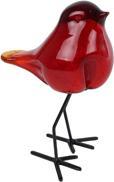 Sculpture bird on foot 11,5X8,5X15,5 Cm