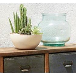 Actual product image Poétic Po'tic planter GAIA WHEELED, diam: 180 mm, terracotta (18 cm)