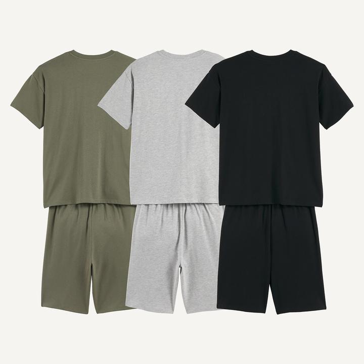 Produktbild La Redoute Collections 3er-Pack Pyjashorts aus Baumwolle (152)