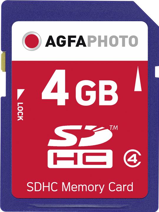 Produktbild AGFAPHOTO Sdhc (4 GB, SDHC, U1, UHS-I)