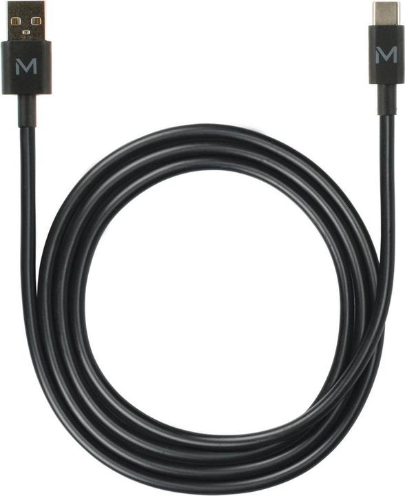 Produktbild Mobilis Energia Cable - USB A / USB C - 1m - Black (1 m, USB 4.0, 10 W)