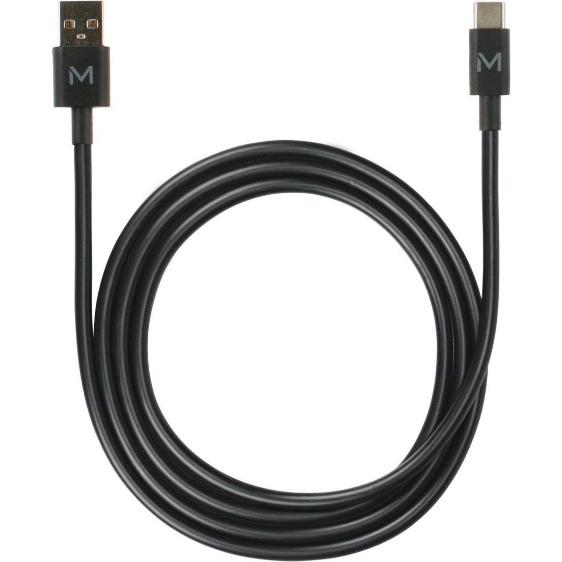 Mobilis Energia Cable - USB A / USB C - 1m - Black (1 m, 10 W), Cavo USB