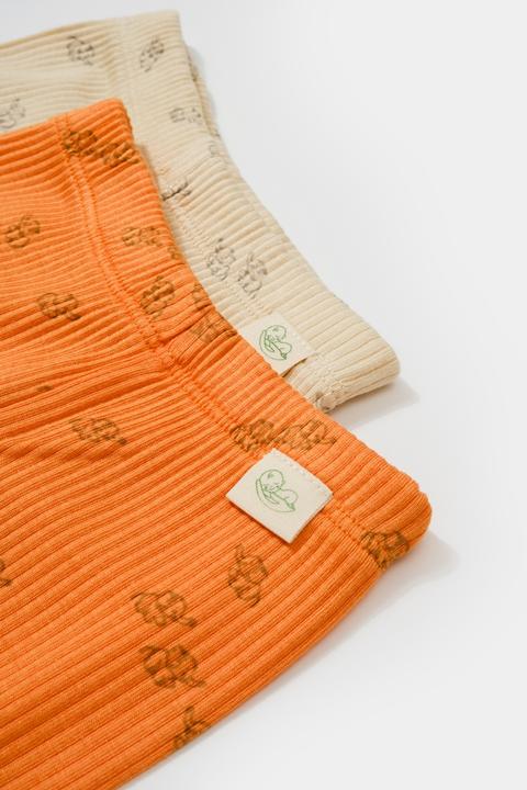 Produktbild BabyCosy Strickhose mit Fuss, 2 Pack (68)