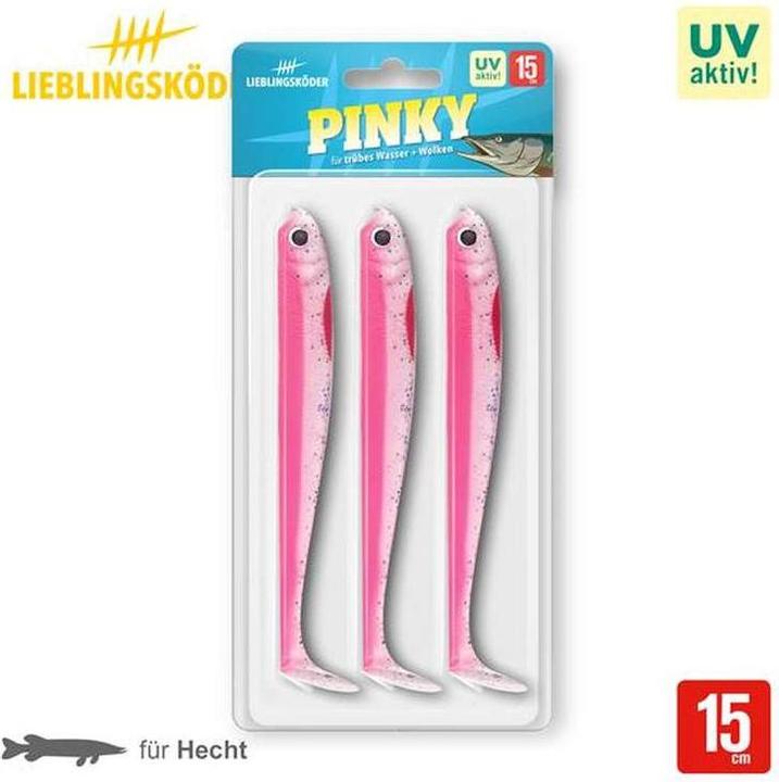 Immagine prodotto Lieblingsköder Pinky (acqua torbida, nuvole) (15 cm)