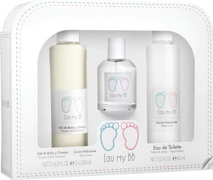 Produktbild Eau My Bb Eau de Toilette Set 60ml, Bath Gel and Shampoo 200ml, and Moisturizing Lotion 200ml (Parfum Set, Körperpflegeset)