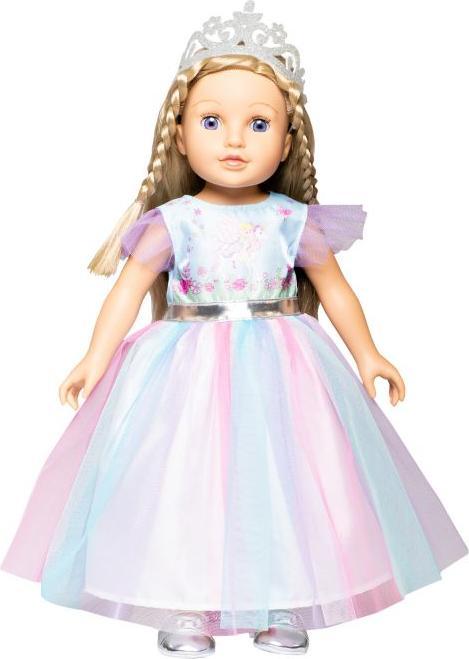 Image du produit Heless Robe de poupée fée et licorne avec couronne