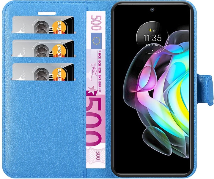 Actual product image Cadorabo Book Stand Case for Motorola EDGE 20 (Motorola Edge 20)