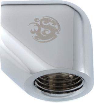 Actual product image Bitspower Adapter 90 degree G1/4 inch female to G1/4 inch female