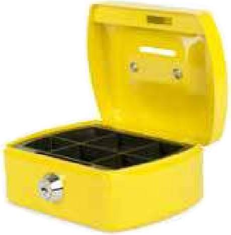 pavo Geldkassette 8007431 Gelb Schlüssel