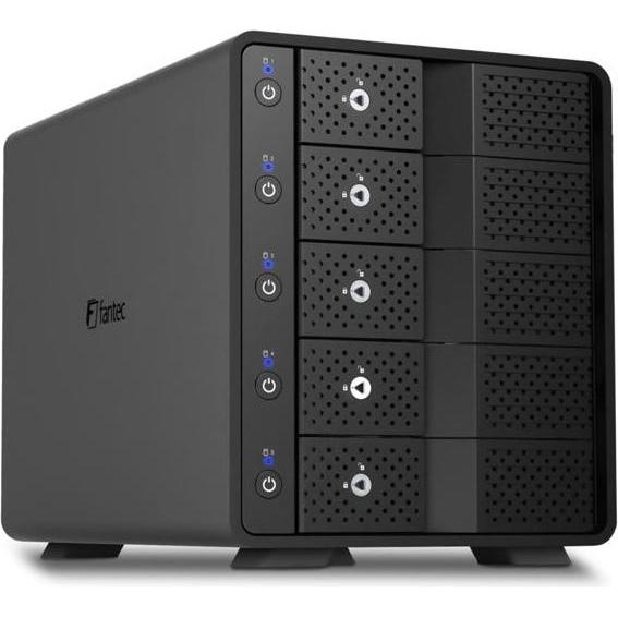 Thumbnail - Fantec MB-X5U31H 5x 3,5 Gehäuse (3.5", 2.5"), Festplattengehäuse, Schwarz