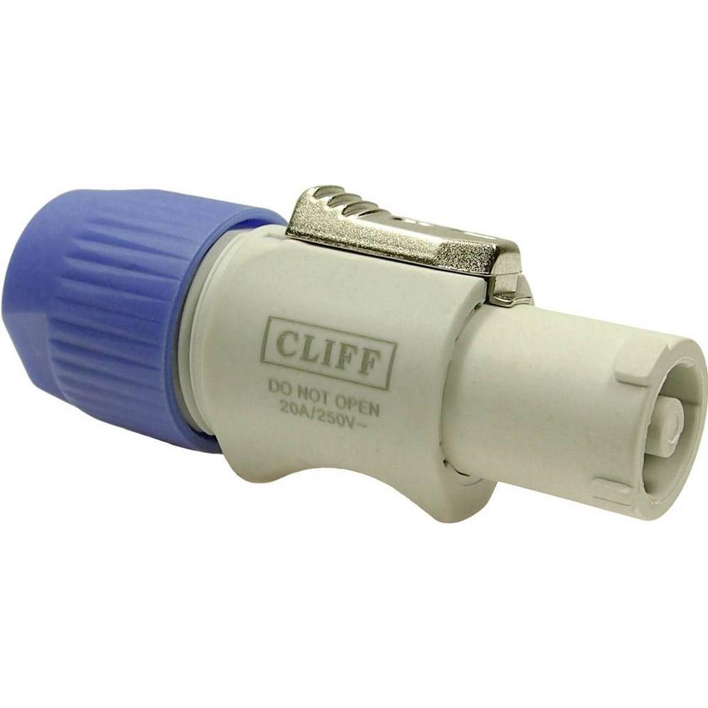 Cliff FM12316 Lautsprecher-Steckverbinder Stecker 1 St., Audio Stecker, Grau