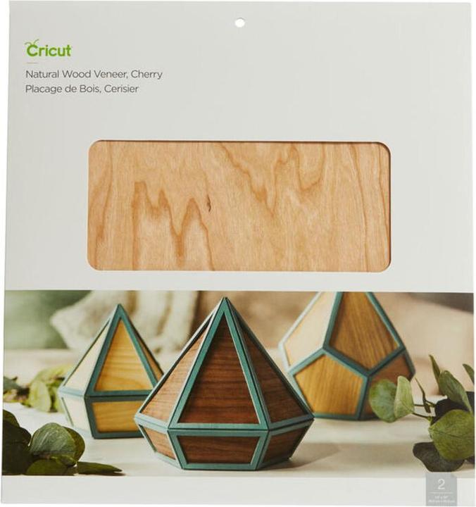 Cricut Holzartikel Holzplatten 30.5 x 30.5 cm Cherry 2 Stück