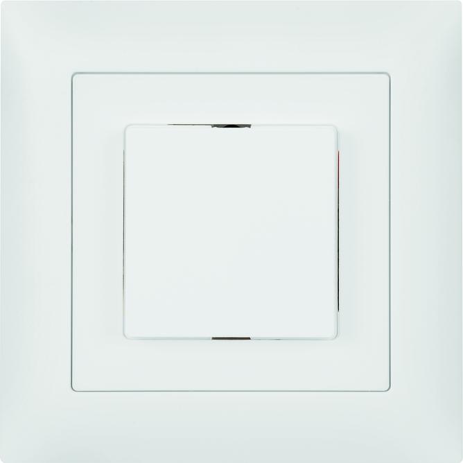 Actual product image Steffen UP pushbutton S-Ö/1p. ws