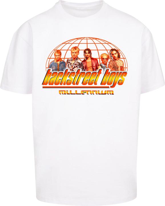 Produktbild Merchcode Backstreet Boys - Millenium Globe Heavy Oversize Tee-BY102 - 112243 (S)