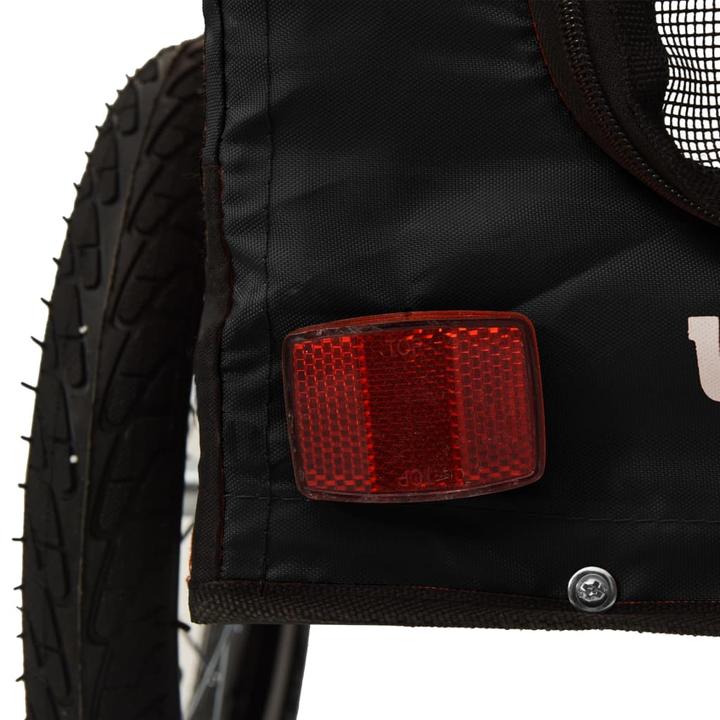 Actual product image vidaXL Fahrradanhänger Hund