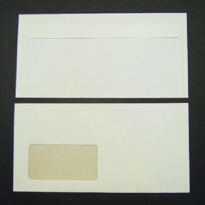 Actual product image Blanke Envelopes Munken Pure DIN C6/5 90g/sqm HK window PU=500 pieces yellowish white (C6/5, 500 x)