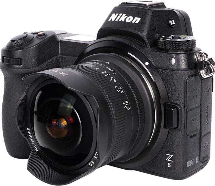 Productafbeelding 7artisans Vaste brandpuntsafstand 7,5 mm F2,8 Fisheye Mark II (Nikon Z, APS-C / DX)