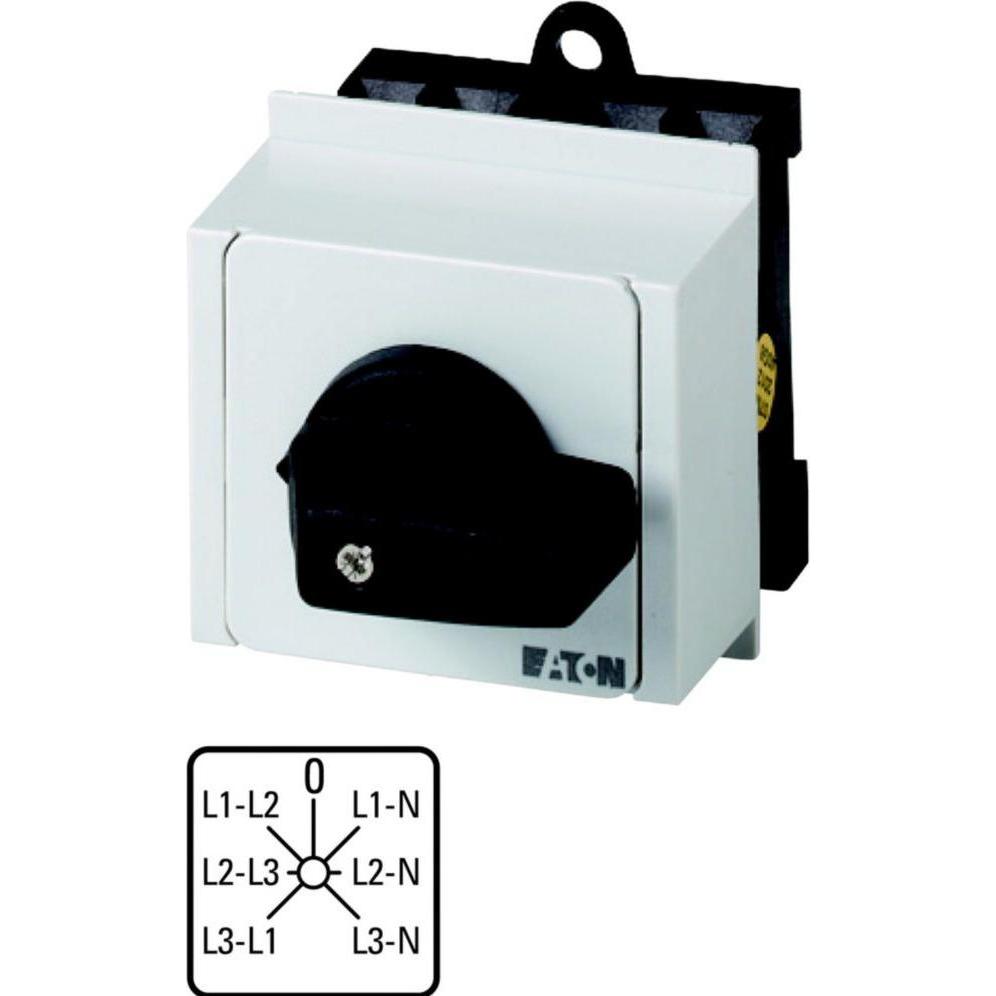 Eaton Spannungsmesserumschalter, T0, 20 A, 12759, Taster + Schalter