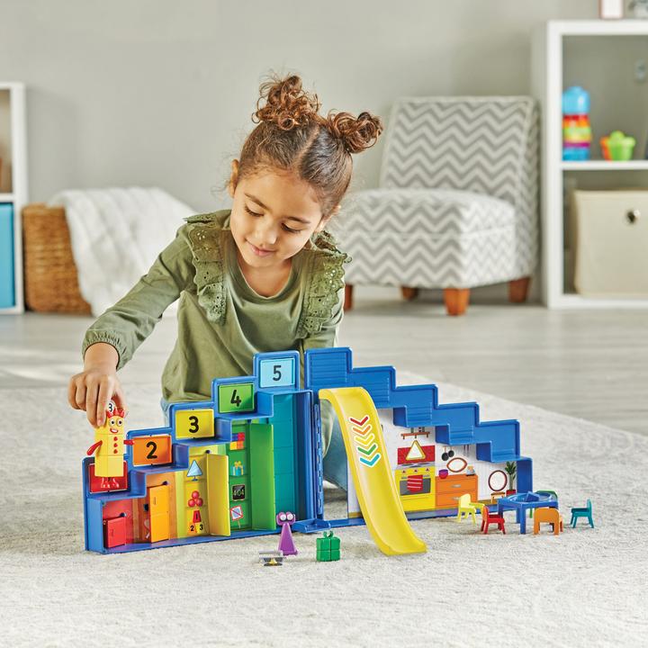 Actual product image Learning Resources Deluxe play set Step Squad headquarters with neighbouring figures