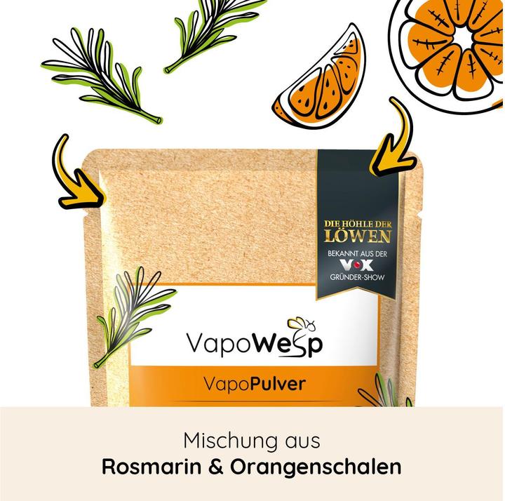 Produktbild Vapowesp Ersatzkräuter Orange & Rosmarin