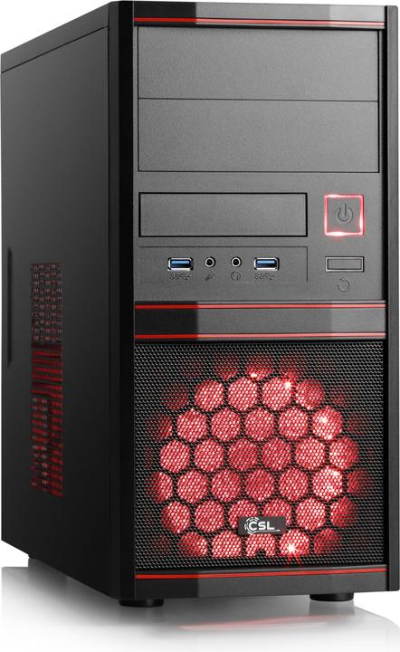 Actual product image CSL Gaming PC M11450H, QWERTZ Layout (DE) (AMD Ryzen 5 5500, 16 GB, 500 GB, GeForce RTX 3050)
